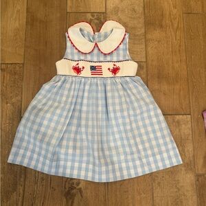 Stitchy fish patriotic crab dress